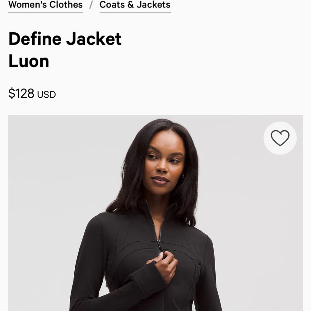 lululemon athletica Black Utility Jacket